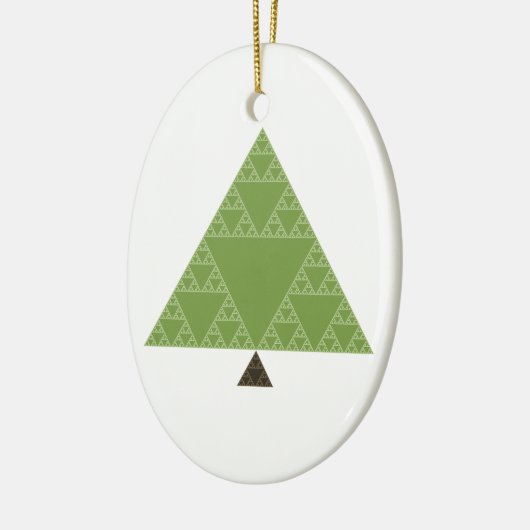 Dreiecksbaum Sierpinski Keramikornament (Links)