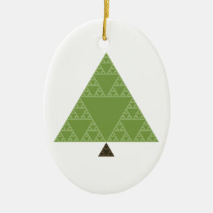 Dreiecksbaum Sierpinski Keramikornament