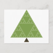 Dreiecksbaum Sierpinski Postkarte (Vorderseite)