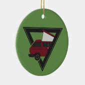 Dreiecksbusse Keramik Ornament (Rechts)