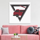 Dreiecksbusse Leinwanddruck (Insitu (Wohnzimmer))