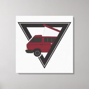 Dreiecksbusse Leinwanddruck