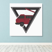 Dreiecksbusse Leinwanddruck (Insitu (Holzboden))