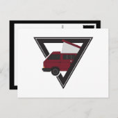 Dreiecksbusse Postkarte (Vorne/Hinten)