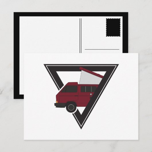 Dreiecksbusse Postkarte (Vorne/Hinten)
