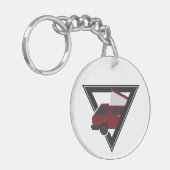 Dreiecksbusse Schlüsselanhänger (Vorderseite links)