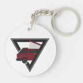 Dreiecksbusse Schlüsselanhänger (Rückseite)