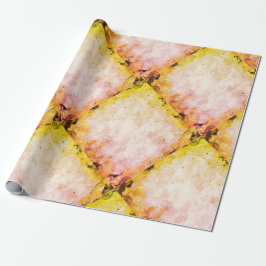 Dreiecksdesign aus Marmordiamanten Geschenkpapier