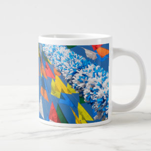 Dreiecksflaggen-Dekoration Jumbo-Tasse