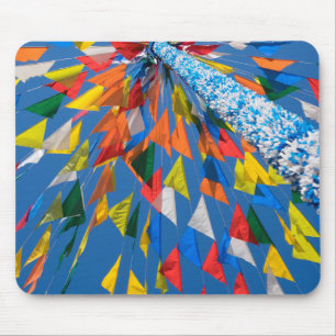 Dreiecksflaggen-Dekoration Mousepad