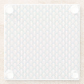 Dreiecksformen Glasuntersetzer (Rückseite)