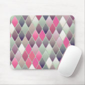 Dreiecksformen mit abstrakter Geometrie Mousepad (Mit Mouse)