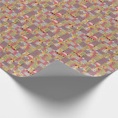 Dreiecksgeometrie: farbiger Abstrakter Hintergrund Geschenkpapier (Ecke)