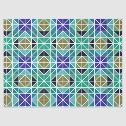 Dreiecksgewebpapier Seidenpapier (Vorderseite)