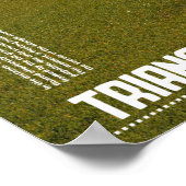 Dreieckshorizons Poster (Ecke)