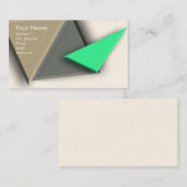 Dreieckskarte Visitenkarte (Vorne/Hinten)