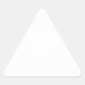 Dreieckskleber Dreieckiger Aufkleber (Vorderseite)