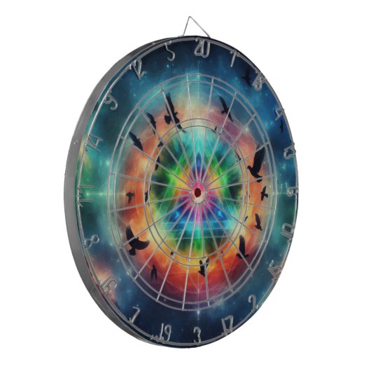 Dreieckskosmische Energie Dartscheibe (Vorderseite Links)