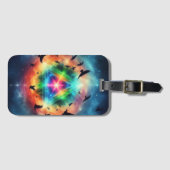 Dreieckskosmische Energie Gepäckanhänger (Vorderseite (Horizontal))