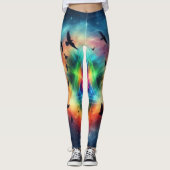 Dreieckskosmische Energie Leggings (Vorderseite)