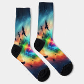 Dreieckskosmische Energie Socken (Rechts)