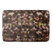 Dreiecksmosaik in Brauntönen mit leichter Relief Badematte (Vorderseite)