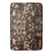 Dreiecksmosaik in Brauntönen mit leichter Relief Badematte (Vorderseite Vertikal)