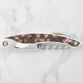 Dreiecksmosaik in Brauntönen mit leichter Relief Kellnermesser (Vorderseite)