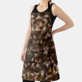 Dreiecksmosaik in Brauntönen mit leichter Relief Schürze (InSitu)