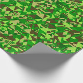 Dreiecksmosaik in grün geschenkpapier (Ecke)