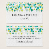 Dreiecksmuster-Dreiecksmuster für Mod Style (Vorne & Hinten)