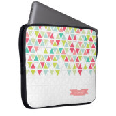Dreiecksmuster-Dreiecksmuster für Mod Style Laptopschutzhülle (Vorne Rechts)