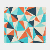 Dreiecksmuster Fleecedecke (Vorderseite (Horizontal))
