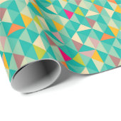 Dreiecksmuster Geschenkpapier (Rolleneckpunkt)