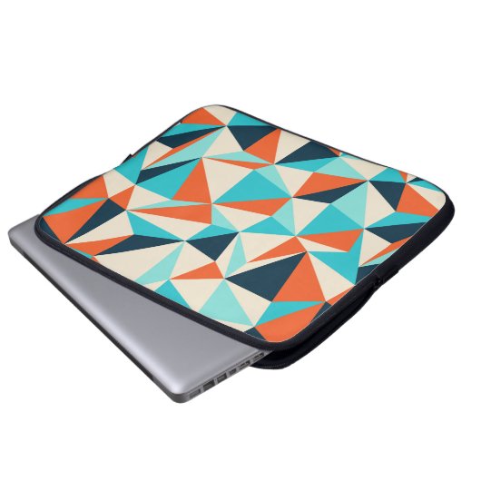 Dreiecksmuster Laptopschutzhülle (Vorne Knopf)