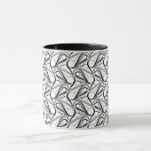 Dreiecksmuster mit Kreis Tasse (Zentrum)