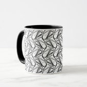 Dreiecksmuster mit Kreis Tasse (Vorderseite Links)