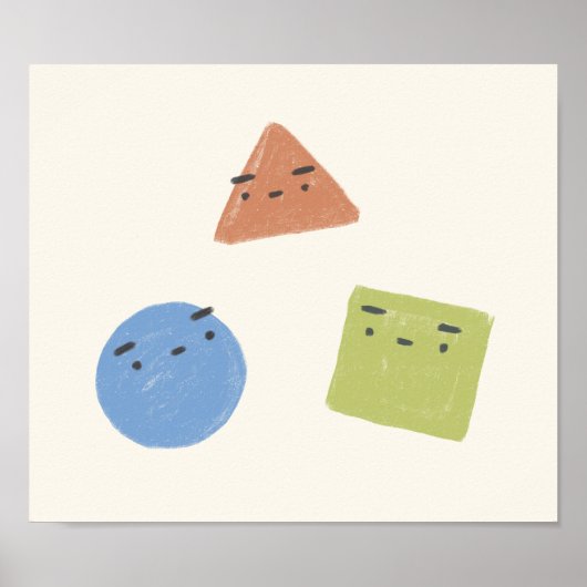 Dreiecksplatz Poster (Vorne)