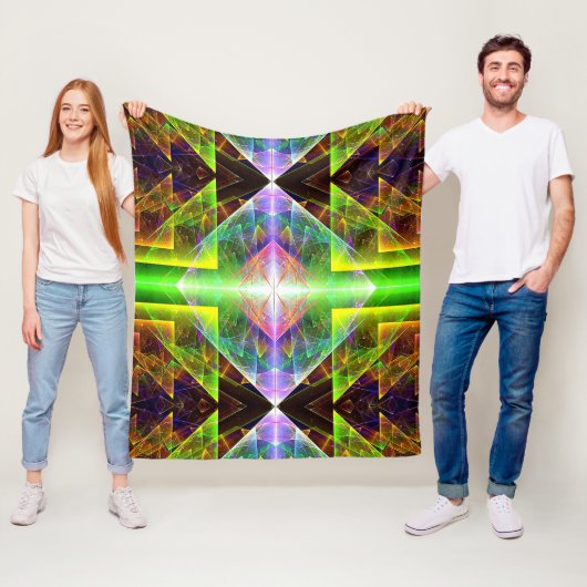Dreiecksprisma Fleecedecke (Beispiel)