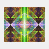 Dreiecksprisma Fleecedecke (Vorderseite (Horizontal))