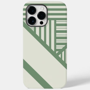 Dreiecksstreifen in Grün Case-Mate iPhone 14 Pro Max Hülle