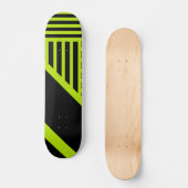 Dreiecksstreifen - Kalkgrün Skateboard (Vorderseite)
