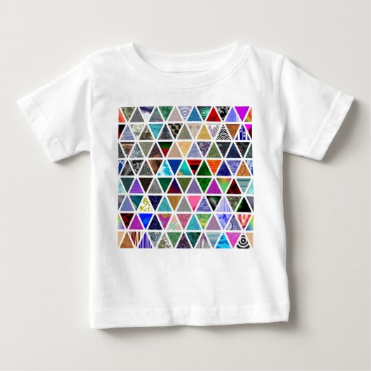 Dreieckstexte Baby T-shirt (Vorderseite)