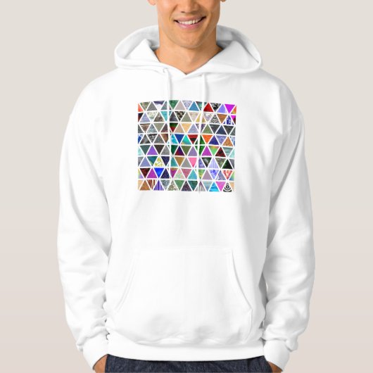 Dreieckstexte Hoodie (Vorderseite)
