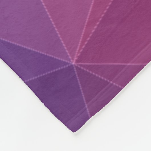 Dreieckwinkel-Polygon Fleecedecke (Ecke)