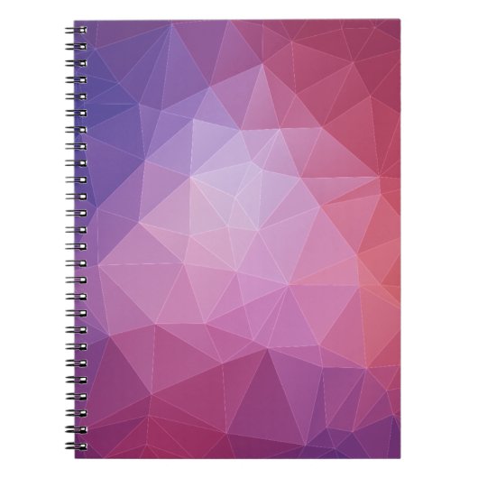 Dreieckwinkel-Polygon Notizblock (Vorderseite)