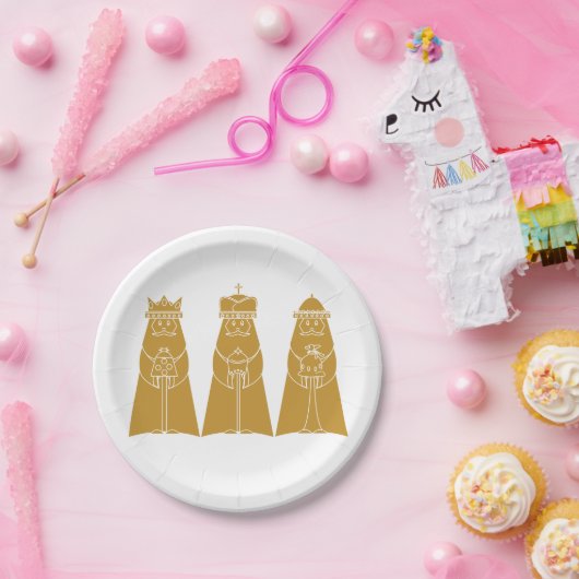 Dreier Mann Pappteller (Party)