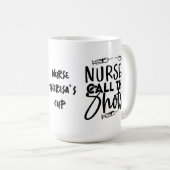 Dreier-Spritzen-Krankenschwestern nennen sich Shot Kaffeetasse (VorderseiteRechts)
