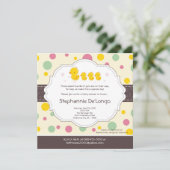 DREIERGRUPPE 5x5 Gir Einladung (Stehend Vorderseite)