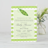 Dreiergruppe-Erbsen in einer Einladung (Stehend Vorderseite)